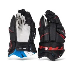 TRUE Catalyst Pro Senior Hockey Gloves -True true gloves true catalyst pro senior hockey gloves black red 13 28743854948418