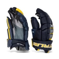 TRUE XC7 Senior Hockey Gloves -True true gloves true xc7 senior hockey gloves navy gold 13 28743813234754