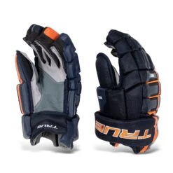 TRUE XC7 Senior Hockey Gloves -True true gloves true xc7 senior hockey gloves navy orange 13 28743813267522