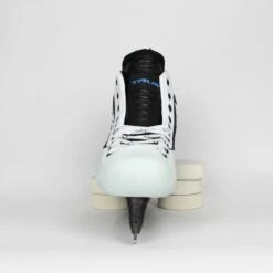 TRUE Senior One Piece Goalie Skates - Pro Stock - White Side/Toe - Size 11 -True true goalie skates true senior one piece goalie skates pro stock white side toe size 11 11 15186419384386