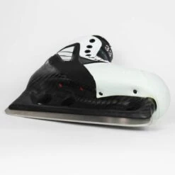 TRUE Senior One Piece Goalie Skates - Pro Stock - White Side/Toe - Size 7 -True true goalie skates true senior one piece goalie skates pro stock white side toe size 7 7 15186415386690