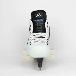 TRUE Senior One Piece Goalie Skates - Pro Stock - White Side/Toe - Size 7 -True true goalie skates true senior one piece goalie skates pro stock white side toe size 7 7 15186415550530