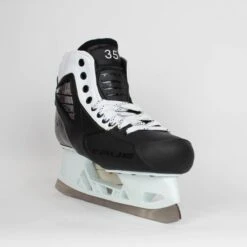 TRUE Senior Two Piece Goalie Skates - Pro Stock - White Side - "35" - Size 10 -True true goalie skates true senior two piece goalie skates pro stock white side 35 size 10 10 15186422988866