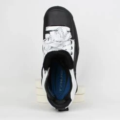 TRUE Senior Two Piece Goalie Skates - Pro Stock - White Side - "35" - Size 10 -True true goalie skates true senior two piece goalie skates pro stock white side 35 size 10 10 15186423054402